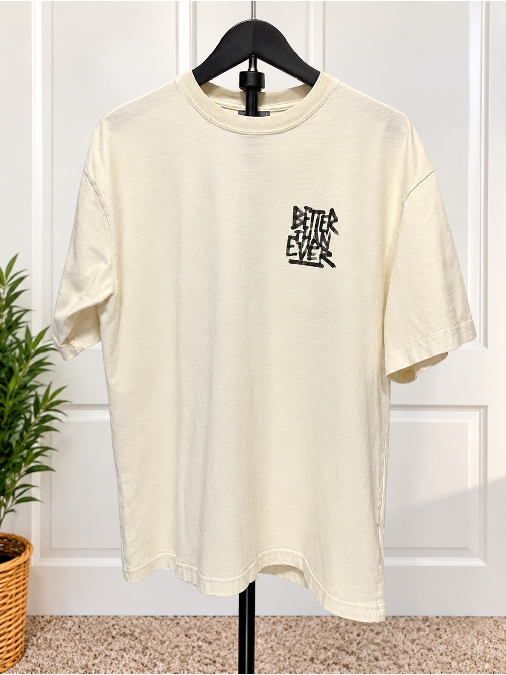 H&M Better Than Ever Graphic Tee - Cream